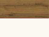 Н 1344-32  Дуб Шерман коньяк коричневый / W 908-37 Белый базовый